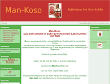 Tablet Screenshot of man-koso.com